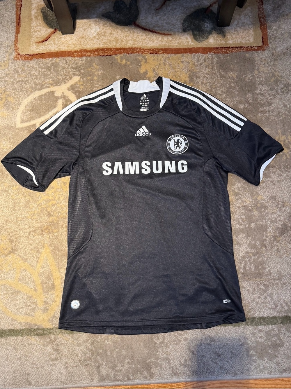 adidas Black Chelsea FC Away Shirt from the 2008–09 season